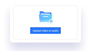 upload audio or video